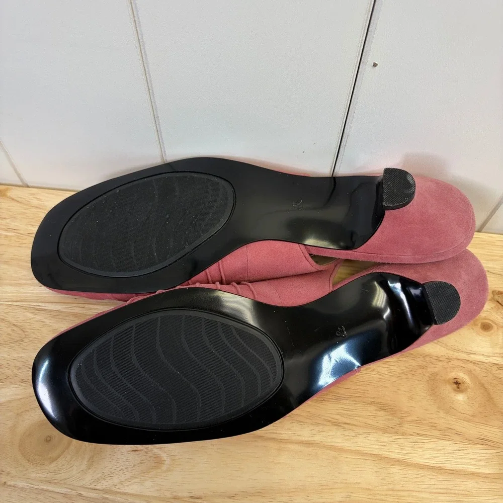Style & Co Debbie Slingback Suede Kitten Heels Women Size 9.5 Coquette Romantic